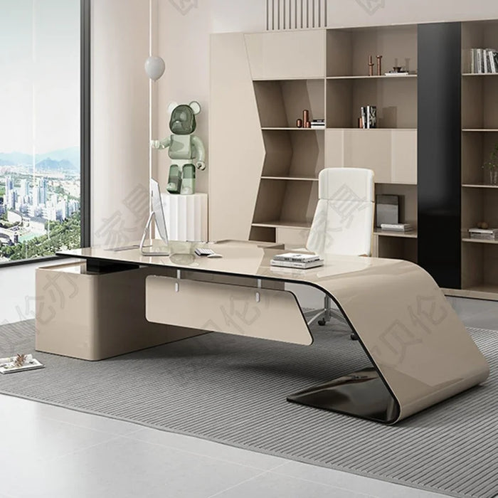 Corner Computer Desk Organizers Storage Reception Executive Office Table Drafting Organizer Mesa De Estudio Home Furniture
