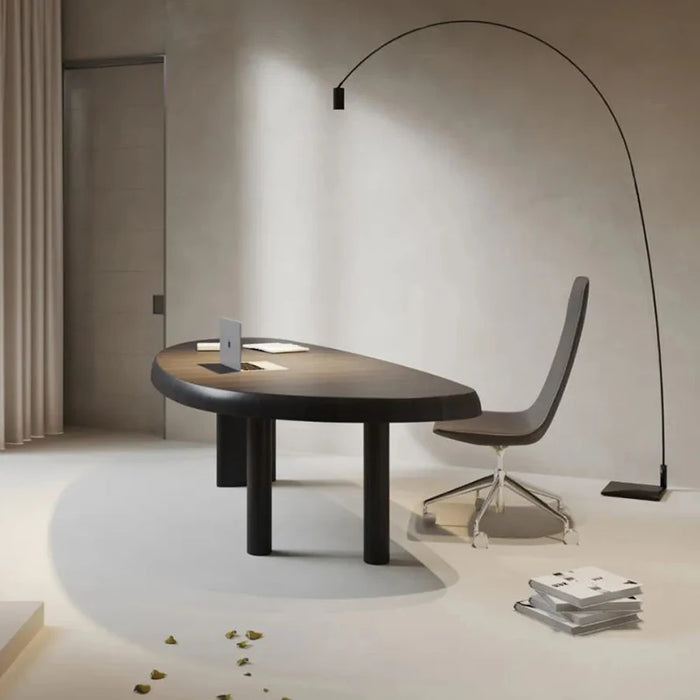 Nordic Wood Solid Desk Table Irregular Ideas Modern Minimalist Executive Office Desk Designer Mesa Ordenador House Furniture