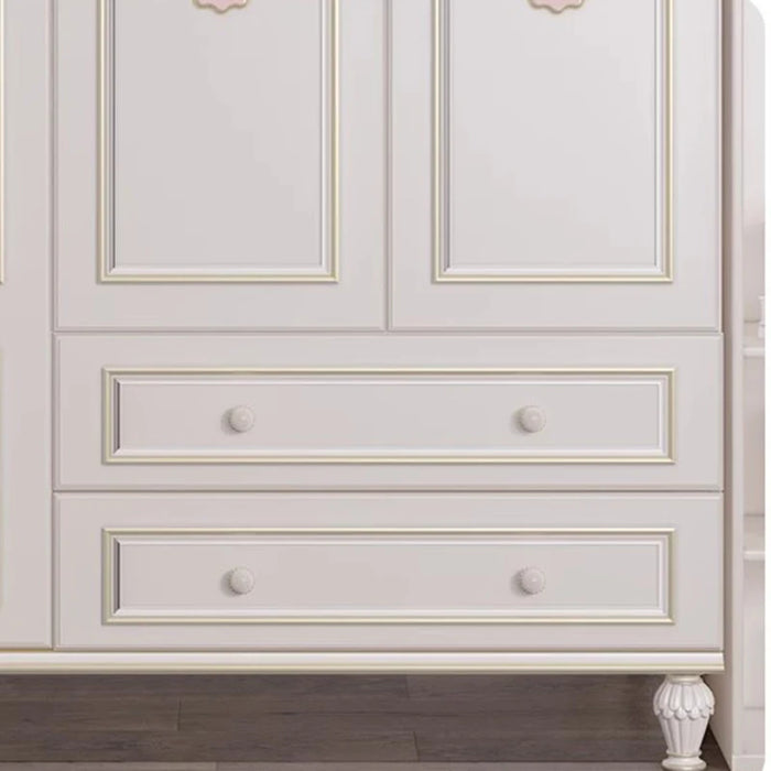 Simple Wooden Wardrobes Luxury White Clothes Free Shipping Living Room Cabinets Storage Organizer Armario De Ropa Home Furniture