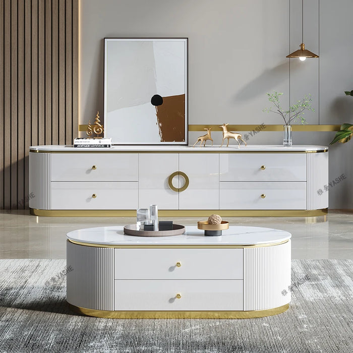 Consoles Table TV Stands Floating Modern Plant Fireplace TV Stands Display Mid Century Muebles Para Casa Living Room Furniture