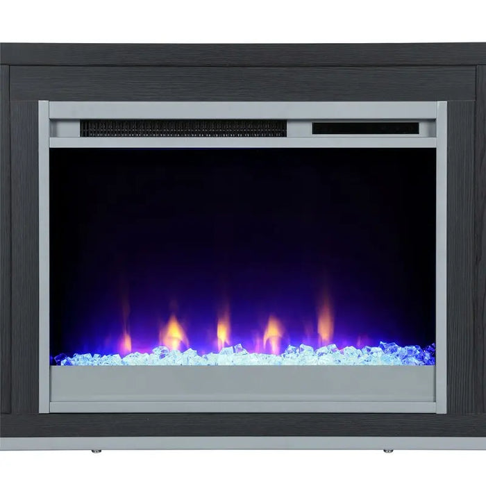 Modern Luxury TV Stand for TVs up to 70" with Fireplace Included TV Cabinet TV Table TV Stand for Living Room Furniture