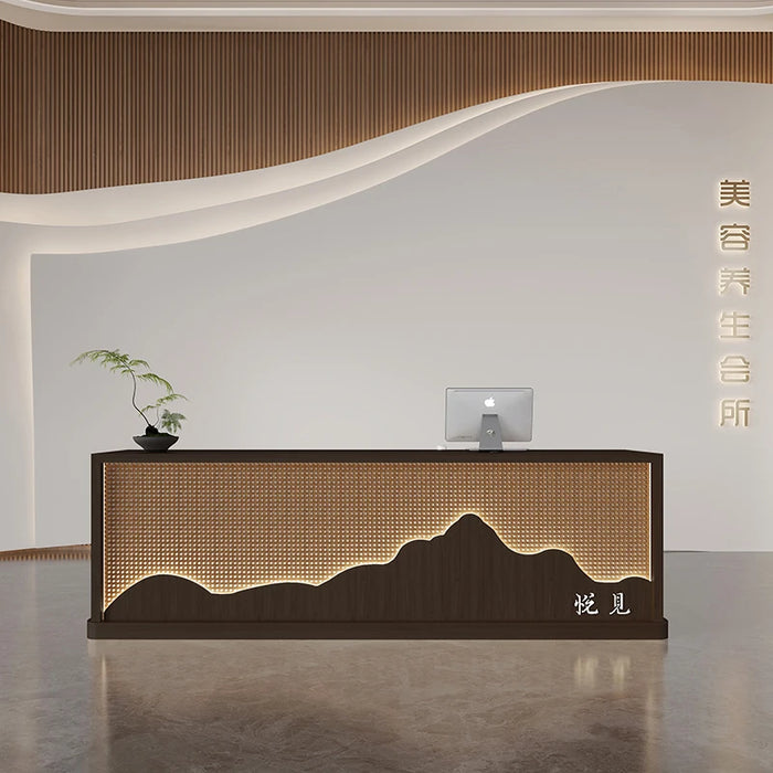 Shop Modern Reception Desk Office Grocery Store Check Out Information Reception Desk Podium Comptoir Caisse Reception Furniture