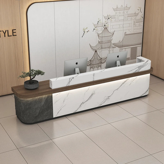 Study Office Reception Desk Podium Cashier Restaurant Shop Reception Desks Modern Console Mostrador Recepcion Salon Furniture
