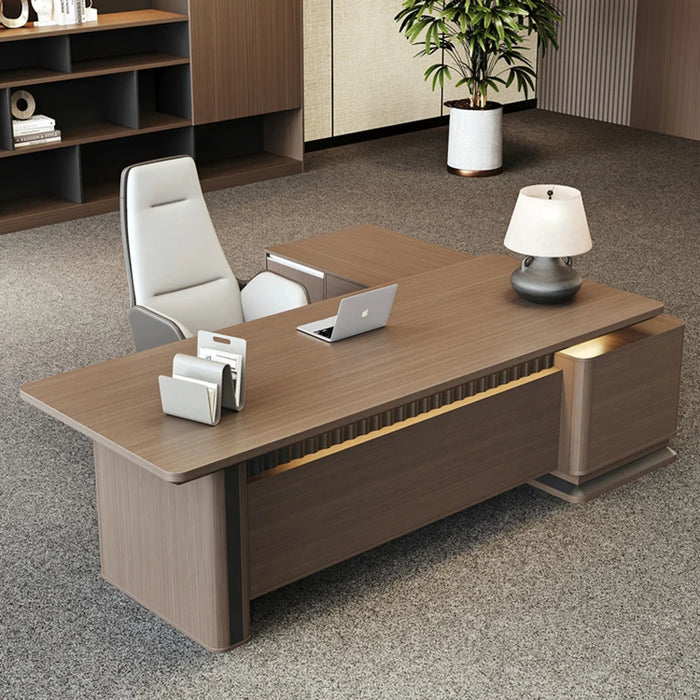 Executive L Shaped Desk Drawers Work Filing Standing Computer Office Desk Gaming Writing Escritorios De Ordenador Furniture