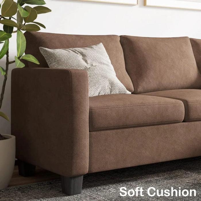 L-Shaped Couch With Modern Cotton Fabric for Living Room Sofas for Home Furniture Coffee Modular Sofa Livingroom Furniture Sets