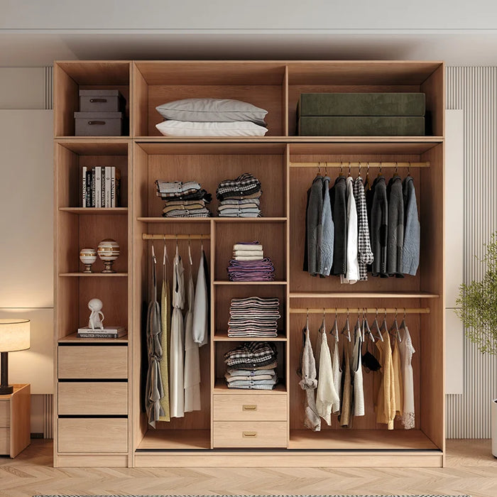 Standing Wardrobes Display Garment Drawers Cupboard Modular Wardrobe Storage Open Closets Guarda Roupa Portatil Home Furniture
