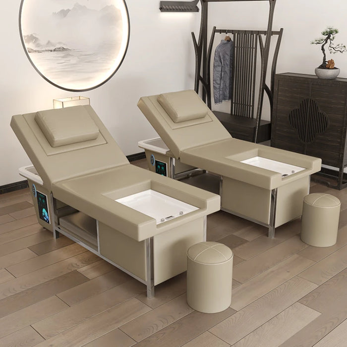 Cosmetic Salon Shampoo Chair Hair Washing Bed Simple Beauty Sink Shampoo Chair Fumigating Cadeira Barber Shop Furniture ZT5SC