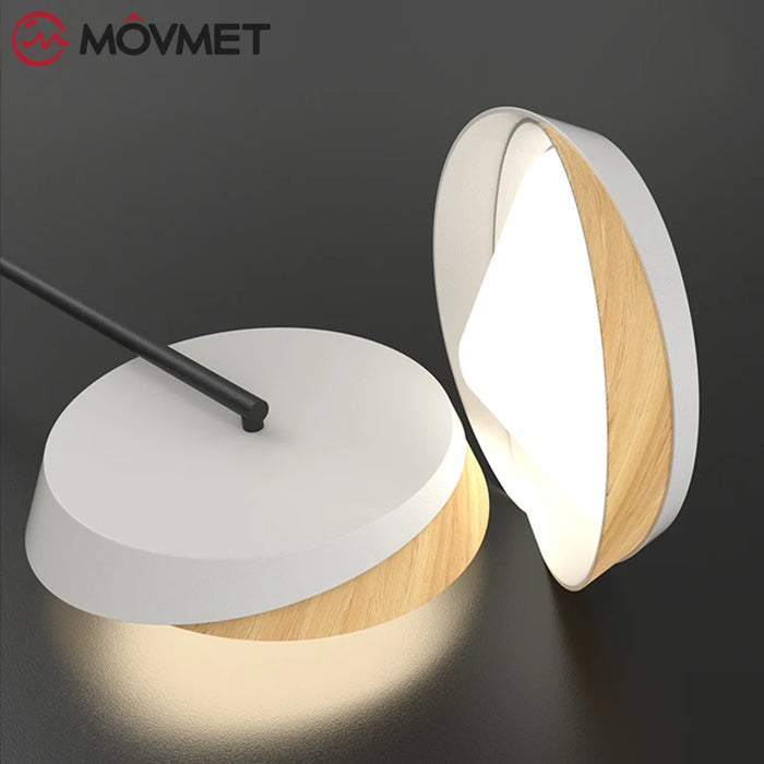 New Arrival Mdoern Creative LED Ceiling Lamp Nordic Metal Remote Acrylic Wood Bedroom Study Living Room Restaurant Chandeliers