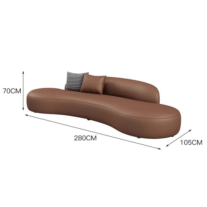 Modern Lounge Sofa Living Room Modular Nordic Chaiselong Designer Couch Lounge Curved Floor Sofa Inflable Aire Furniture DWH