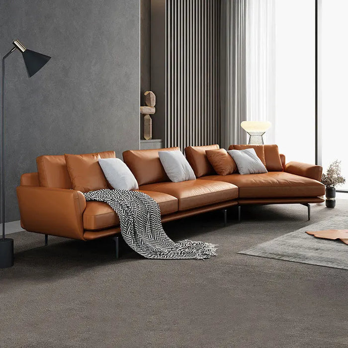 ULT-TY2578 Modern sectional couch live room couchs luxury genuine leather sofa set furniture leather couch live room sofas
