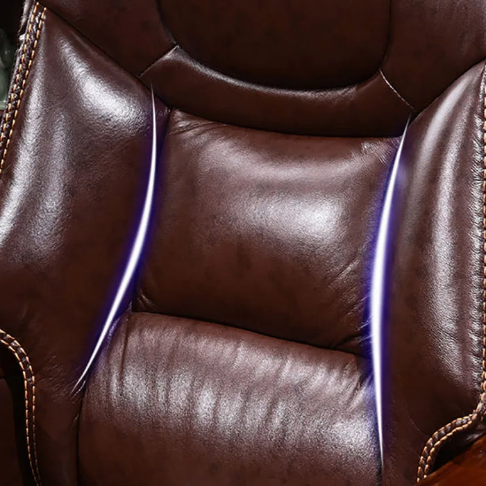 Swivel Cushion Office Chairs Ergonomic Footrest Accent Mobilizer Nordic Chair Leather Recliner Sillas De Oficina Furniture T50BY