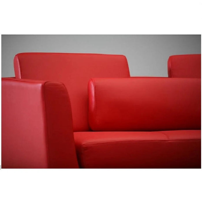 white and red high quality deep seat sofa sets for living room home furniture luxury leather sectional sofas