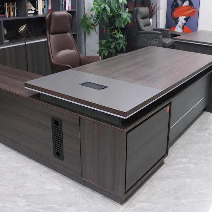 Workstation Study Office Desk Executive Storage Luxury Desktop Office Desk Drawers Scrivania Ufficio Lavoro Salon Furniture