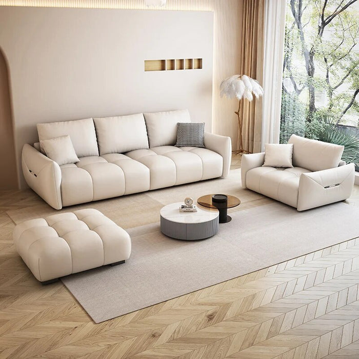 Modern Style Fabric Sectional Sofa Cum Bed Couch Living Room Sofas Set Home Furnture Luxury U Shaped Corner Sofa Set 7 Seater