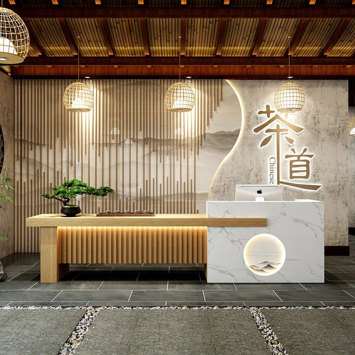 Luxury Counter Reception Desk Office Lectern Mobile Information Pulpits Reception Desk Lectern Modern Meuble Room Furniture