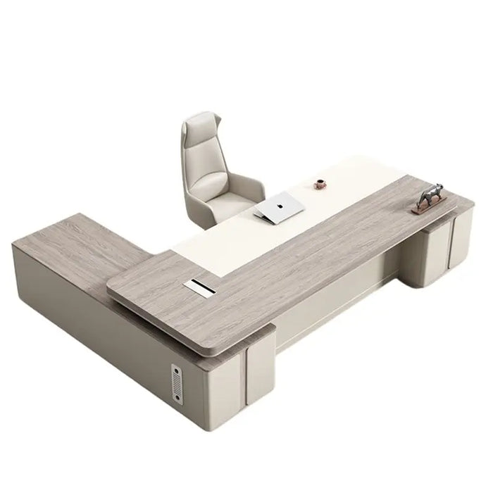 Executive Luxury Office Desk Writing Workbench Drawers Modern Office Desk Reception Scrivania Con Cassetti Home Furniture