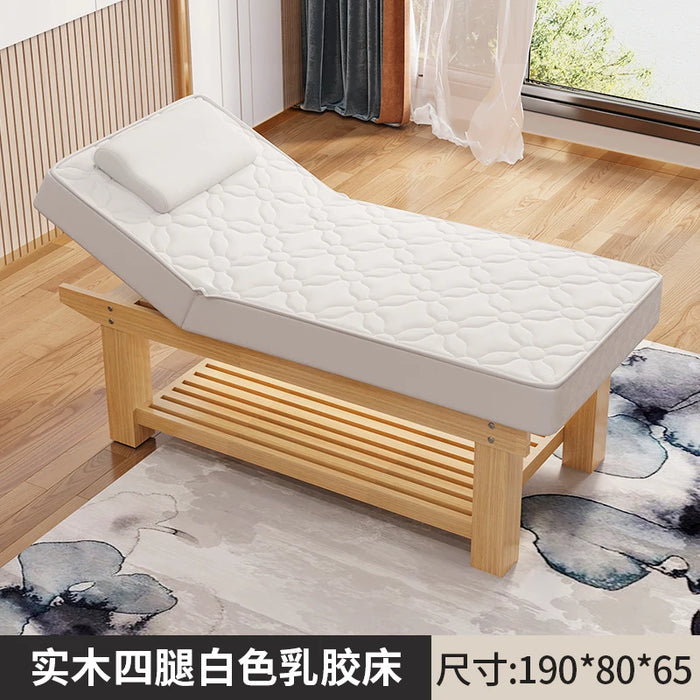 Lash Beauty Tattoo Massage Bed Spa Face Wooden Speciality Sleep Massage Table Ear Cleaning Camilla Masaje Salon Furniture WKMTB
