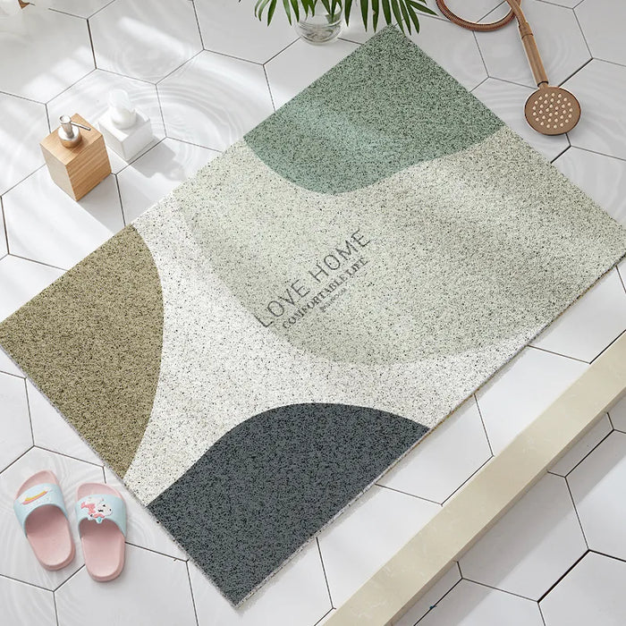 Small Fresh Bathroom Anti-Slip Waterproof Mildew Carpet