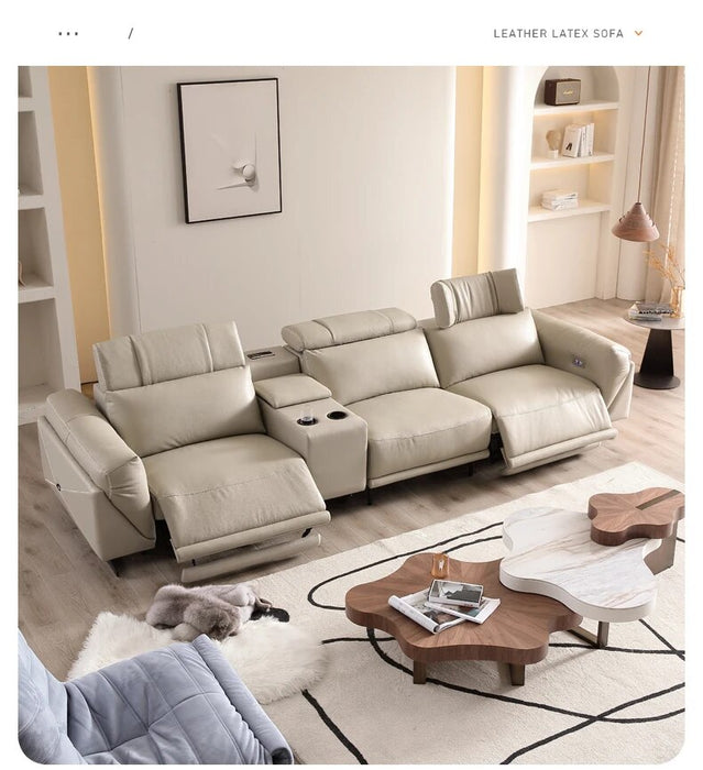 Electric Reclining Sofa Set Functional Genuine Leather Sofa Cama Sectional Couch Theater Seats Convertible Big Sleeper Sofas