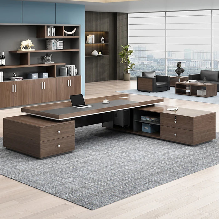 Executive Drawers Office Desk Bedroom Desktop Reception Gaming Office Desk Workbench Scrivania Con Cassetti Home Furniture