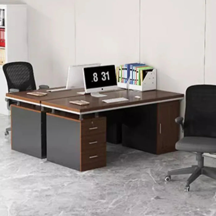 Waterproof Big Computer Table Brown Low Price Wooden Reading Computer Desks Executive Writing Escritorios De Ordenador Furniture