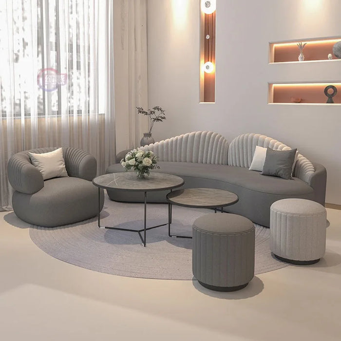 Simple modern living room small unit sofa