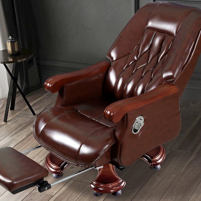 Leather Bedroom Recliner Chair Swivel Executive Lounge Designer Rolling Chair Conference Pedicure Silla De Oficina Luxury Stools