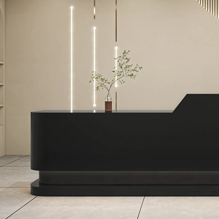 Cashier Check Reception Desk Lectern Luxury Mobile Stainless Reception Desk Information Gym Comptoir De Caisse Bar Furniture