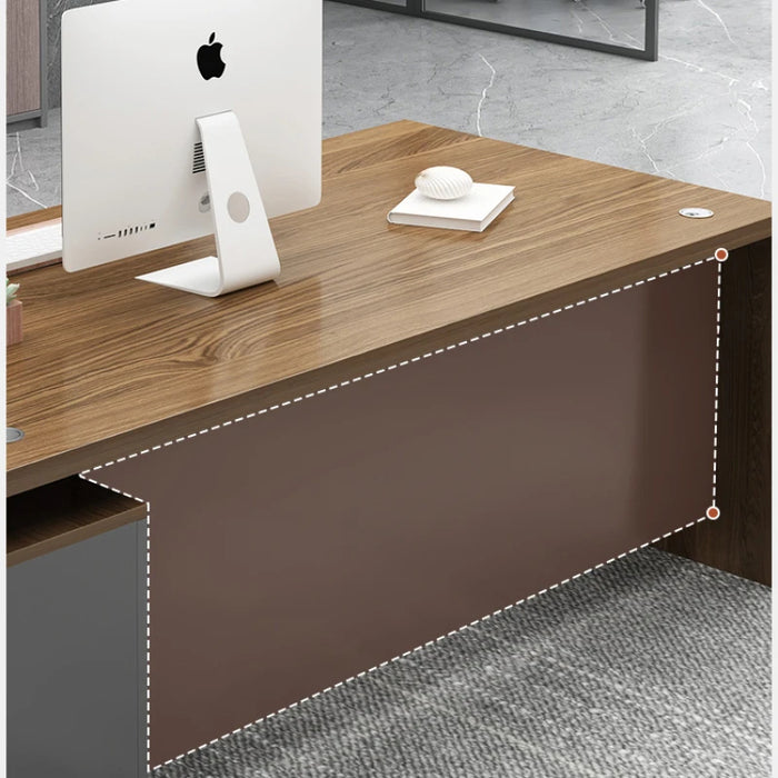 Executive Modern Office Desks Reception Luxury Writing Desktop Office Desks Laptop Storage Tisch Oficina Furniture WN50OD