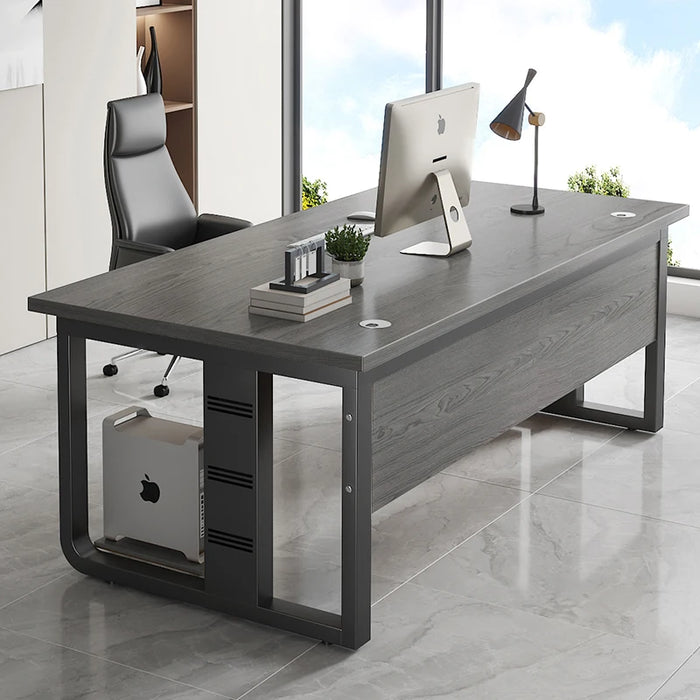 Conference Black Office Desk Drawers School Luxury Executive Computer Desks Secretary European Mesa De Computador Furnitures
