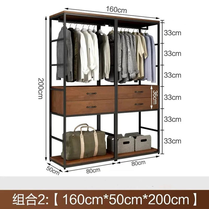 Pantry Cabinet Luxury Wardrobe Shoe Cabinet Baby Clothes Modular Wardrobe Open Drawer Ropero Armables Garden Furniture Sets SQC