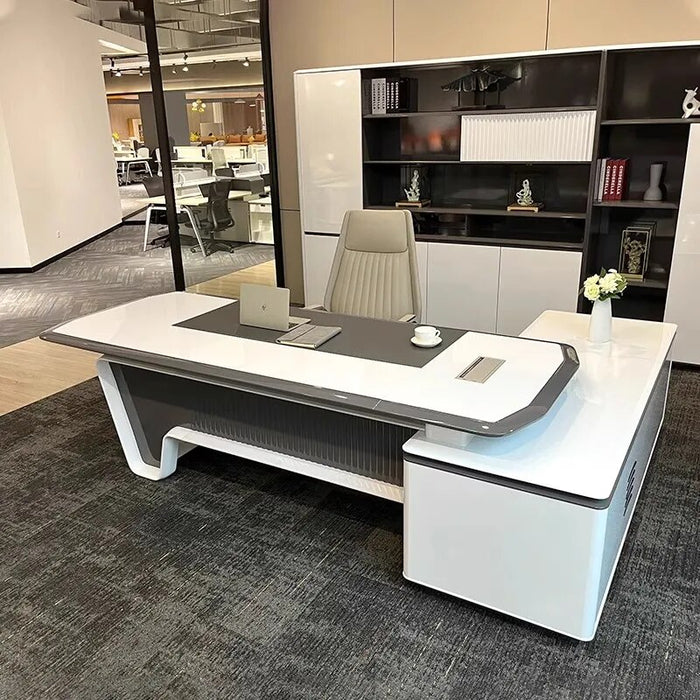 Reception Computer Desk Table Corner Executive Luxury Drawers Office Desk Conference Modern Mesa Escritorio Office Furniture