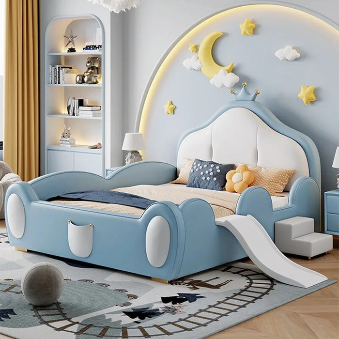 Kids Headboards Children Bed Frame Luxury Toddlers Platform Castle Children Bed Modern Letto Castello Kids Bedroom Furniture