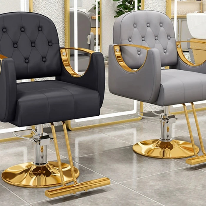 Beauty Manicure Barber Chair Dressing Tattoo Wheels Swivel Salon Chair Facial Office Silla De Barbero Barber Equipment OK50LF