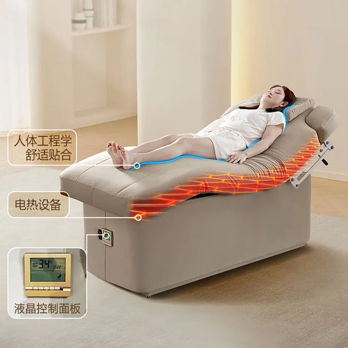 Adjustable Massage Bed Stand Pillow Electric Professional Massage Bed Protector Neck Support Matrass Full Body Yatak Bed Table