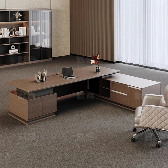 Drawers Study Executive Office Desks Standing Gaming Corner Desk Office Organizer Mesas De Escritorio Home Office Accessories