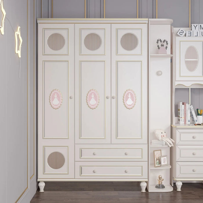 Simple Wooden Wardrobes Luxury White Clothes Free Shipping Living Room Cabinets Storage Organizer Armario De Ropa Home Furniture