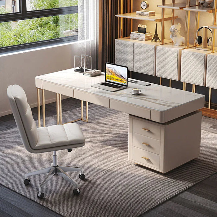 Modern Writing Desk Metal Computer Coffee Shelf Office Desks Workstation Organizer Scrivanie Per Ufficio Office Furniture