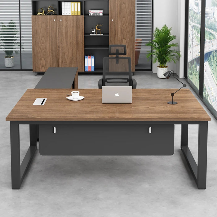Studio Executive Office Desk Luxury Fashion Storage Professional Computer Wooden Desk Tables Set Scrivania Tavolo Room Furniture