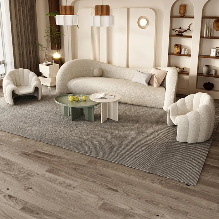 Convertible Living Room Sofas Lounges Luxury Nordic Wood Sofa Single Cushioned White Divani Da Soggiorno Home Furniture MZY