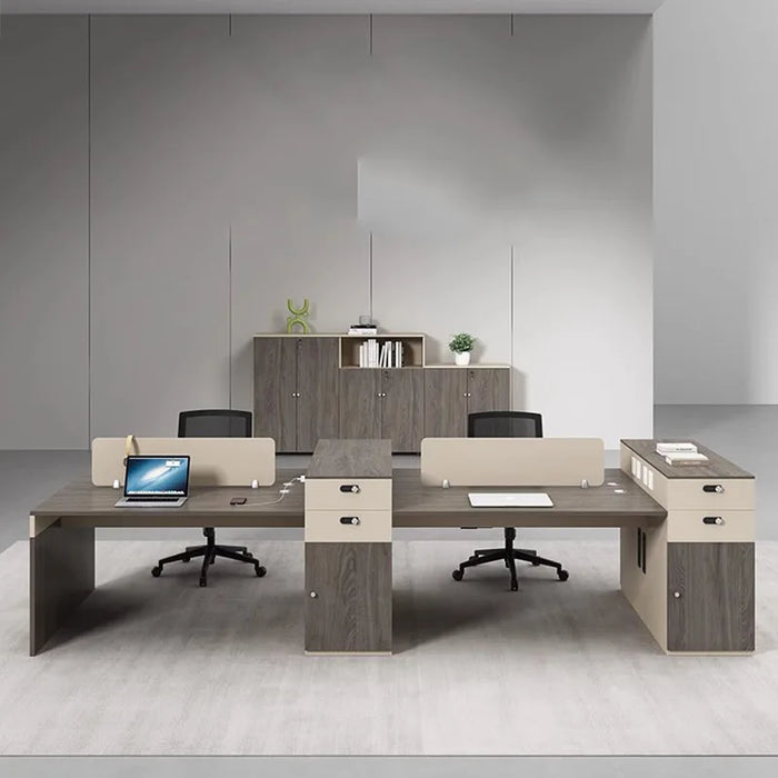 Storage Monitor Office Desk Workbench Writing Meeting Drafting Standing Office Desk Cheap Scrivania Legno Office Furniture HDH
