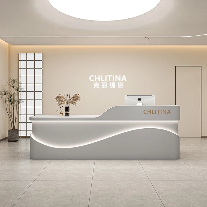 Lectern Office Reception Desk Beauty Counter Restaurant Check Reception Desk Information Store Bureau Meuble Luxury Furniture