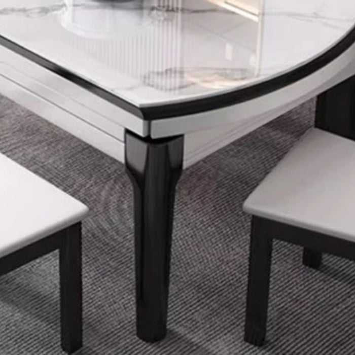 Minimalist Luxury Dining Table Extendable Nordic Centerpiece Hall Dining Table Chairs Multifunctional Muebles Home Furniture