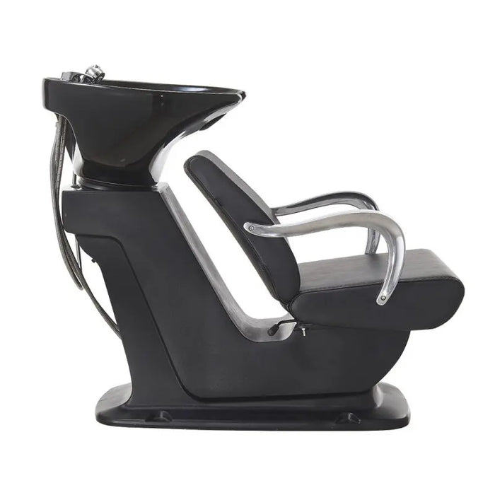 hair washing massage shampoo chair guangzhou hair ceramic basin semi-lying headwash shampoo station