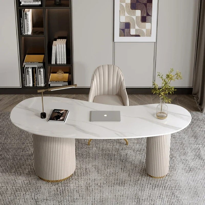 Slate Light Luxury Office Desk Modern Household Cosmetology Office Desks Negotiations Bureau Meuble Working Equipment QF50OD