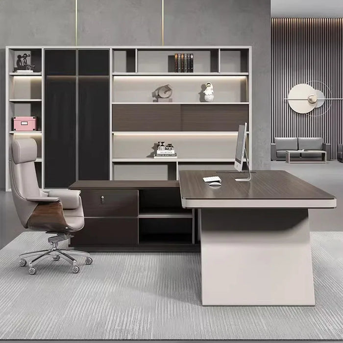 Console Extender Office Desks Wooden Workbench Luxury Drawers Storage Executive Meeting Modern Bureau Meuble Desk Accessories