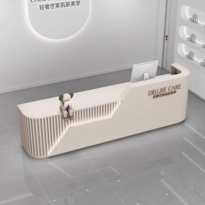 Beauty Store Reception Desks Luxury Mobile Cabinet Hotel Commercial Reception Desks Conference Recepcion Para Negocio Furniture