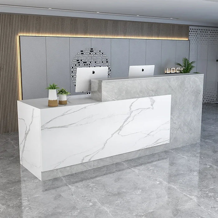Luxury Office Reception Desk Beauty Salon Auxiliary Bedroom Reception Counter Writing Bureau Meuble Office Furniture LJ50RT