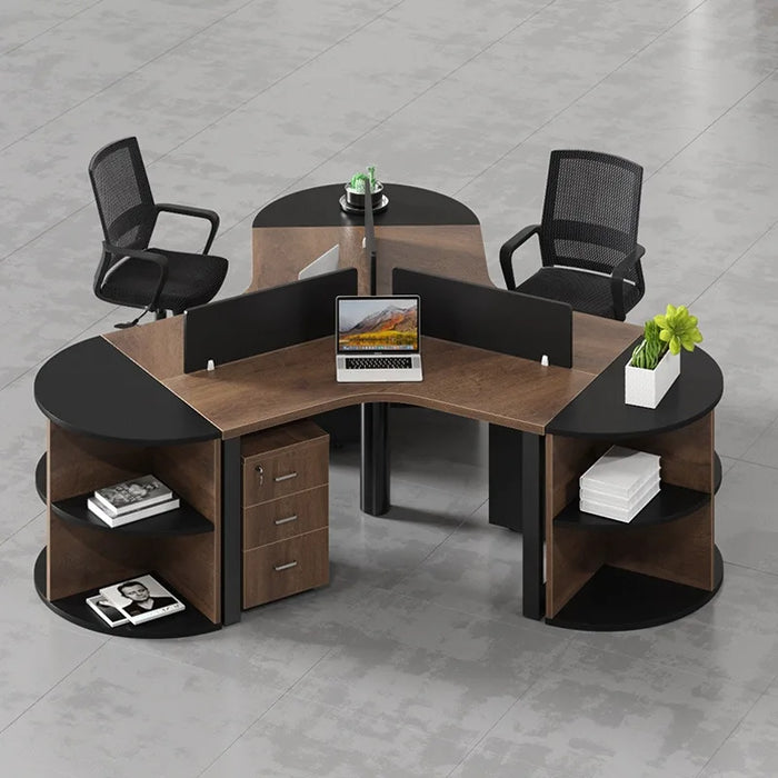 Heteromorphism Staff Office Desks Employee Combination Simplicity Modern Office Desks Bureau Meuble Working Equipment QF50OD