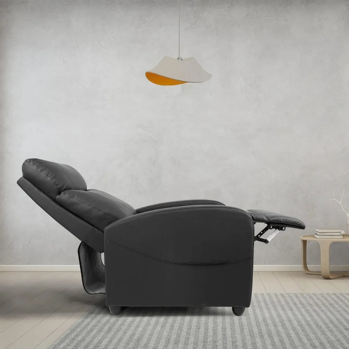PU Leather Adjustable Single Recliner Sofa Home for Bedroom Furniture Living Room Chairs Lounge Freight free